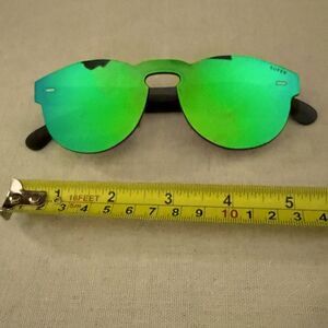 RetroSuperFuture Tuttolente Paloma DU4/R Sunglasses Green Mirror Lens 48mm NWOT